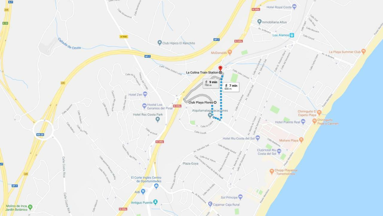 Apartment Club Playa Flores Torremolinos Bagian luar foto